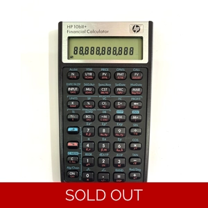 New HP 10bII+ (New-No-box) Financial Business calculator HP10bII+